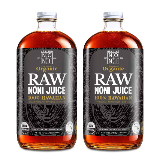 Raw - 100% Pure Hawaiian Noni Juice - USDA Organic